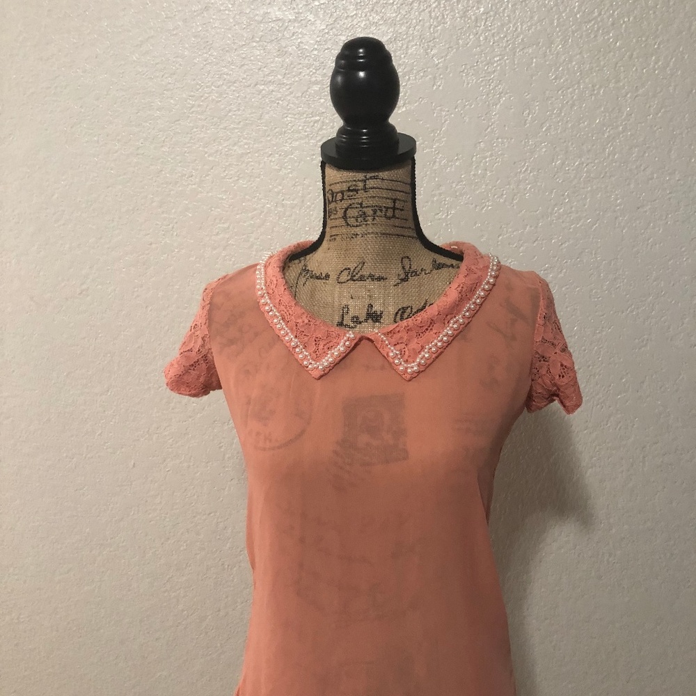 Gorgeous Melon Color Blouse